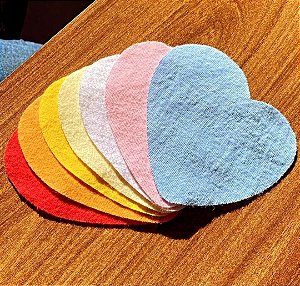 Flanelas Mágicas Coração sem logo / lisas