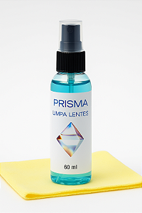 Kit 5 Frascos Limpa Lentes Prisma 60ml Para Óculos E Telas
