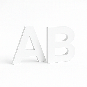 Letra Caixa Em Pvc 20cm 3d - Para Fachadas E Decoração