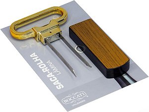 Saca Rolhas de Laminas Amadeirado (Pinça)