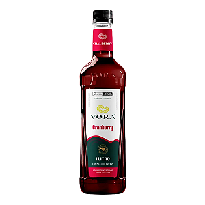 Xarope Premium Vora Cranberry P/ Drinks E Soda Italiana 1l