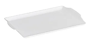 VEM 850 BANDEJA SQUARE COFFEE 34X23CM POLI BRANCO