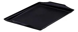 VEM 335 BANDEJA SQUARE COFFEE 34X23CM PP PRETO