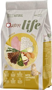 QUATREE LIFE GATO ADULTO CASTRADO FRANGO E ARROZ