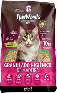 Granulado de madeira para animais