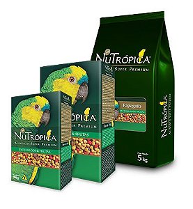 NUTRÓPICA PAPAGAIOS COM FRUTAS
