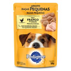 PEDIGREE® Sachê Adulto Raças Pequenas Sabor Frango ao Molho
