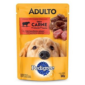 PEDIGREE® Sachê Adulto Sabor Carne ao Molho