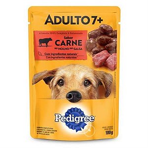PEDIGREE® Sachê Adulto 7+ anos Sabor Carne ao Molho