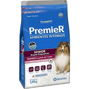 PremieR Ambientes Internos Senior Sabor Frango & Salmão – Cães 7 anos +