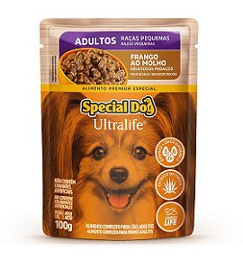 SACHÊ SPECIAL DOG ULTRALIFE ADULTOS RAÇAS PEQUENAS SABOR FRANGO