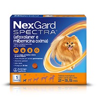 NexGard Spectra PP 2kg a 3,5kg