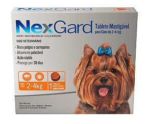 NexGard®  X1 PP - 2 / 4 kg
