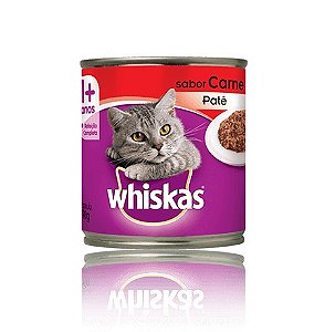 WHISKAS® Lata Patê Sabor Carne 290 g