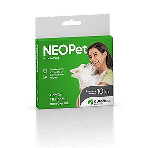 NEOPet ANTIPULGAS E CARRAPATOS POUR - ON CÃES ATÉ 10 KG