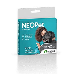 NEOPet ANTIPULGAS E CARRAPATOS POUR - ON CÃES ACIMA 40 KG