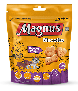 Magnus Biscoito Cães Adultos Pequeno Porte