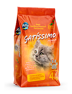 Areia higiênica para gatos gatíssimo fina