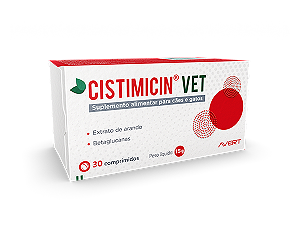 Cistimicin Vet 30 Comprimidos 15g para Cães e Gatos