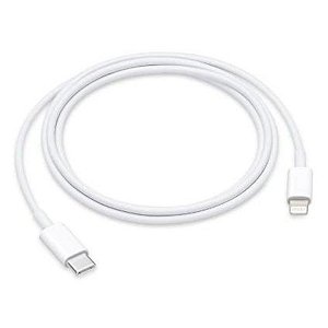 Cabo USB-C Apple para Lightning, 1 metro, Branco