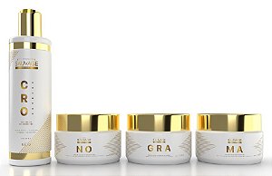 Kit Cronograma Capilar - Hidratação, Nutrição e Reconstrução