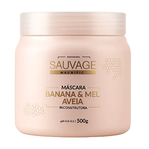 Máscara Capilar Banana e Mel Reconstrução 500g