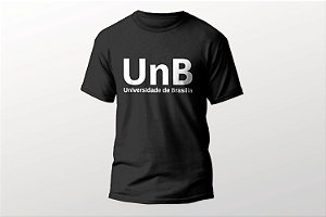 Camiseta Preta Básica - UnB
