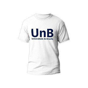 Camiseta Branca Básica - UnB
