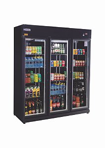 EXPOSITOR VISA COOLER FRILUX 1100L RF-007  3 PORTAS DE VIDRO 220V