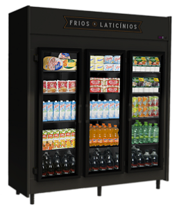 Auto Serviço 3 Portas 1.200 lts Black 220v Conservex