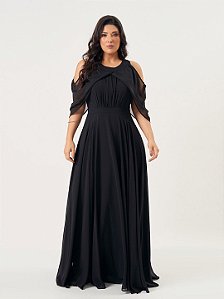 Vestido Sevilha longo preto