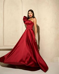 Vestido Alemanha marsala + Clutch Brinde