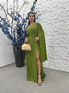 Vestido Pitsburgo verde oliva