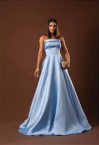 Vestido Maya azul serenity