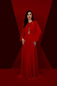 Vestido Adana vermelho