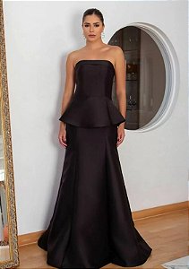 Vestido Eulalie Preto + Clutch Brinde