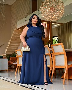 Vestido Mafalda Azul marinho