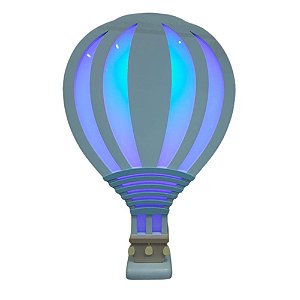 Luminária Balão Novo Modelo Azul