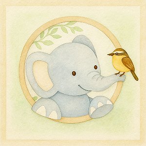 Quadro Elefante Canvas