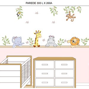 Painel Safari Filhotes Fofos