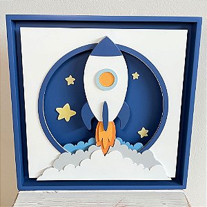 Quadro Charme Foguete