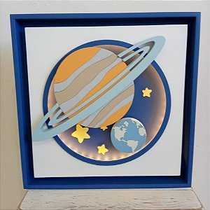 Quadro Charme Planetas