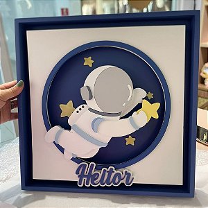 Quadro Charme Astronauta