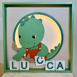 Quadro Charme Dino Dadinhos