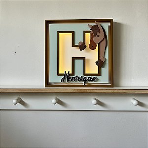 Quadro Charme Cavalinho Inicial