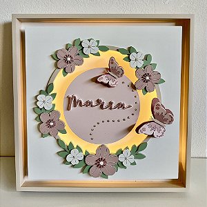 Quadro Charme Caminho Strass