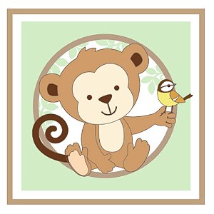 Quadro Charme Macaquinho