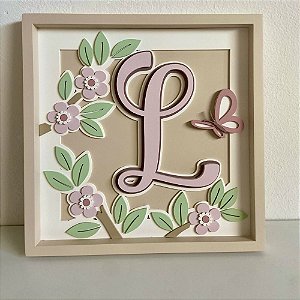 Quadro Decorativo Jardim Inicial