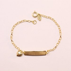 0031-03-000091 PULSEIRA INFANTIL BANHO DOURADO