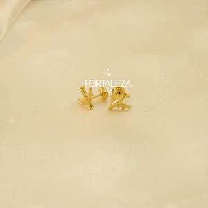 Brinco Avião Banhado a Ouro 18k
